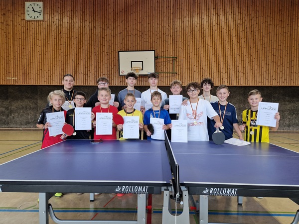 1. Platz Tischtennis-Kreismeisterschaften