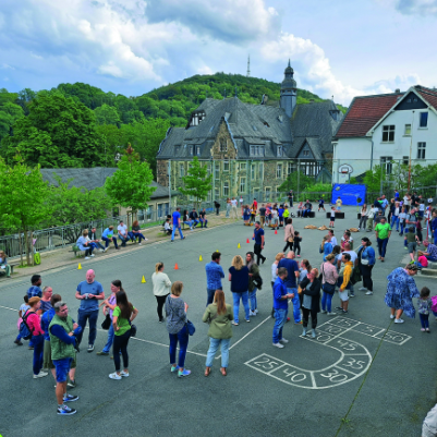 Schulhoffest des Burggymnasiums 